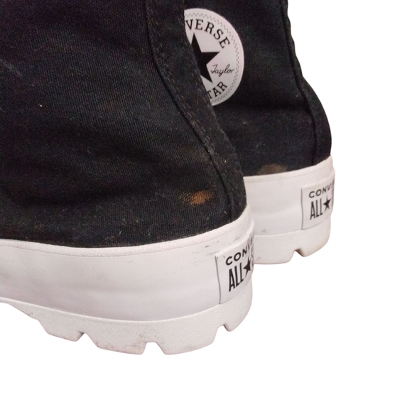 Converse Navy Blue Platform Sneakers Lug Sole Chuck Taylor All-Stars Wom… - Picture 10 of 13